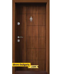 Блиндирана входна врата модел T-587, панел Златен дъб