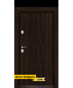 Блиндирана входна врата Т-1001, цвят Венге