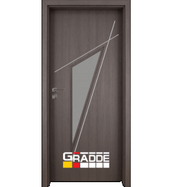 Интериорна врата Gradde Kristall Glas 4.2, Череша Сан Диего