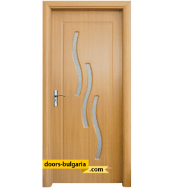 Интериорна врата модел 014, цвят Светъл дъб