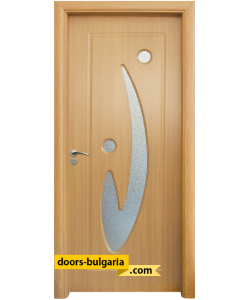 Интериорна врата модел 070, цвят Светъл дъб