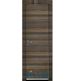 Алуминиева врата за баня - Sil Lux цвят Райски орех
