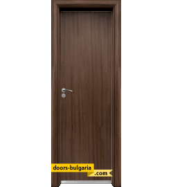 Алуминиева врата за баня - Стандарт, цвят Орех
