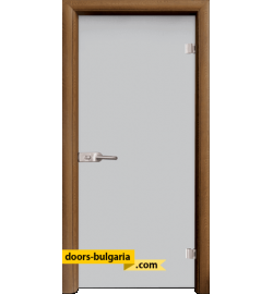 Стъклена интериорна врата, BASIC G 10, каса Златен дъб