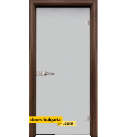 Стъклена интериорна врата, BASIC G 10, каса Орех
