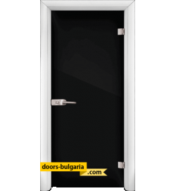 Стъклена интериорна врата, Folio G 15-2, каса Бяла